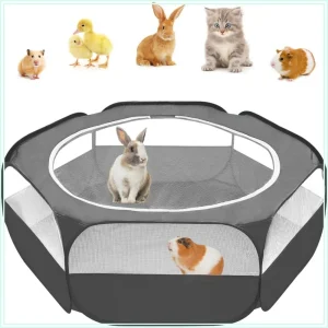 Pet Pop-Up Playpen with Mesh Cover