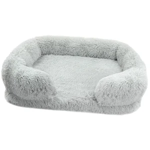 Plush orthopedic dog bed for large dogs